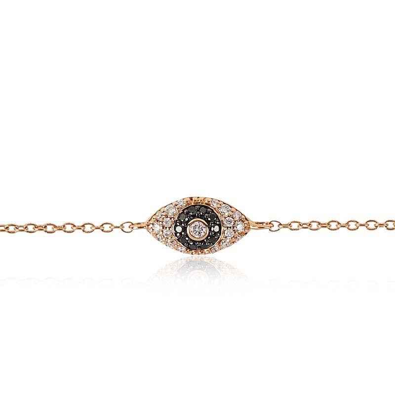 EVIL EYE Diamond Anklet