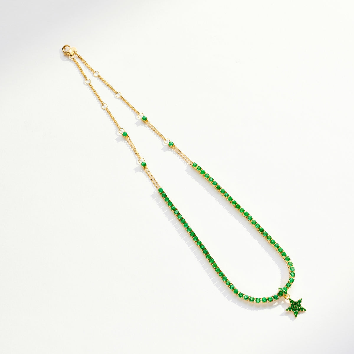 RIVIERA Emerald Necklace 6.93ct
