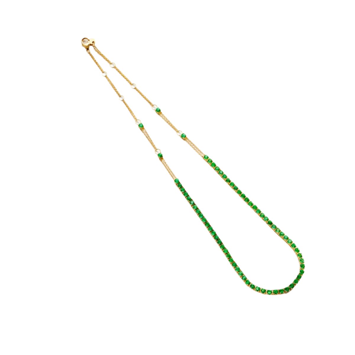 RIVIERA Emerald Necklace 11ct