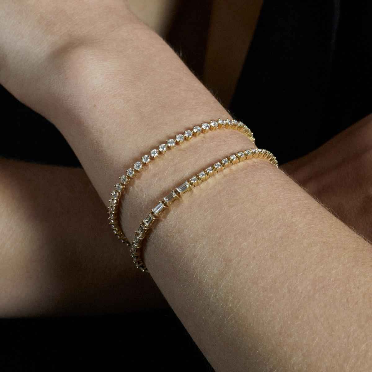ECLIPSE Line Diamond Tennis Bracelet