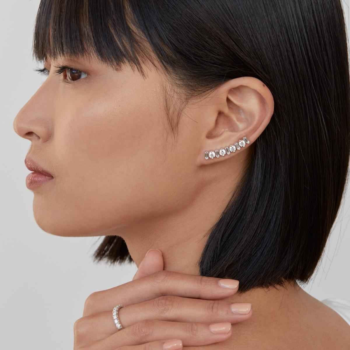 AMALFI Diamond Ear Cuff Single