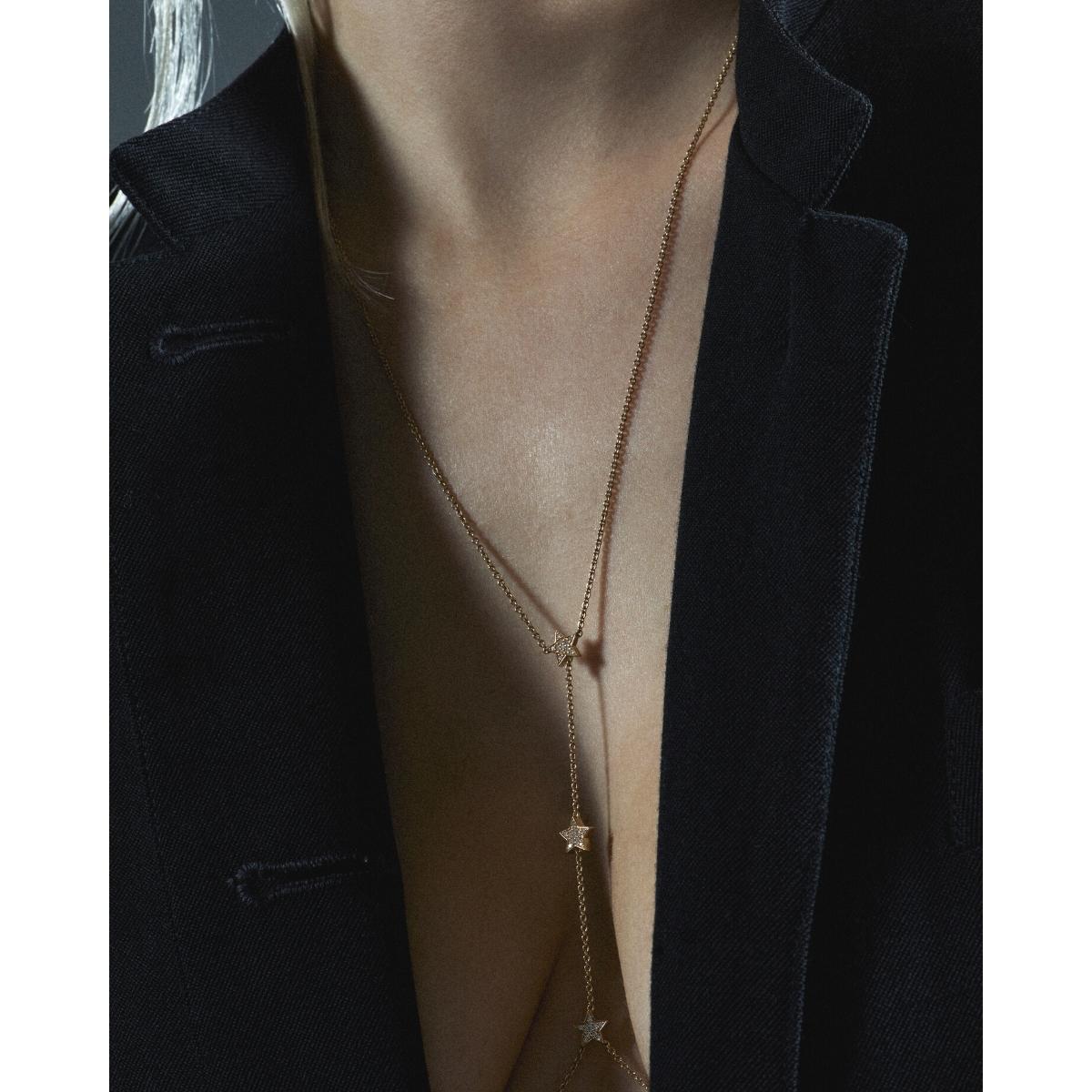 STASIA MINI Triple Star Diamond Body Chain