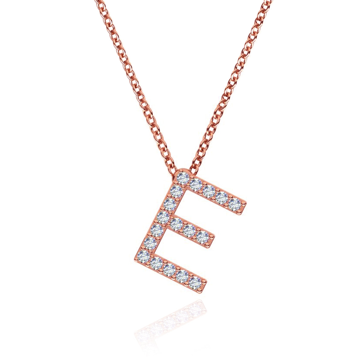 ID Initial Diamond Necklace