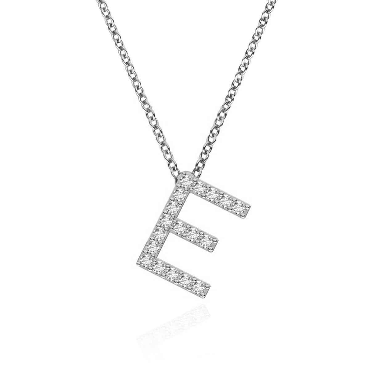 ID Initial Diamond Necklace