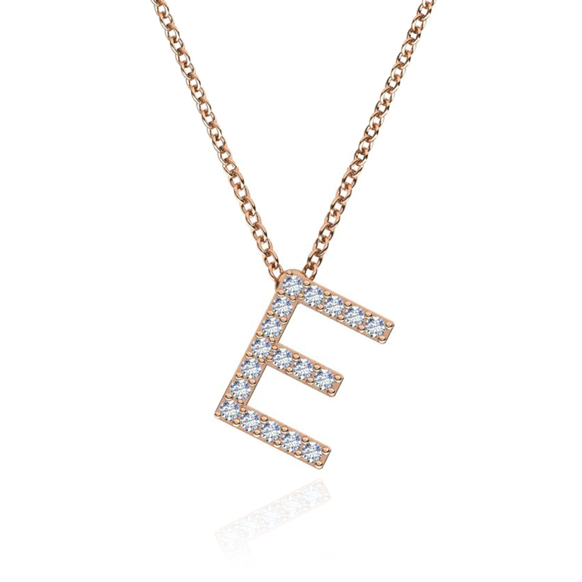 ID Initial Diamond Necklace