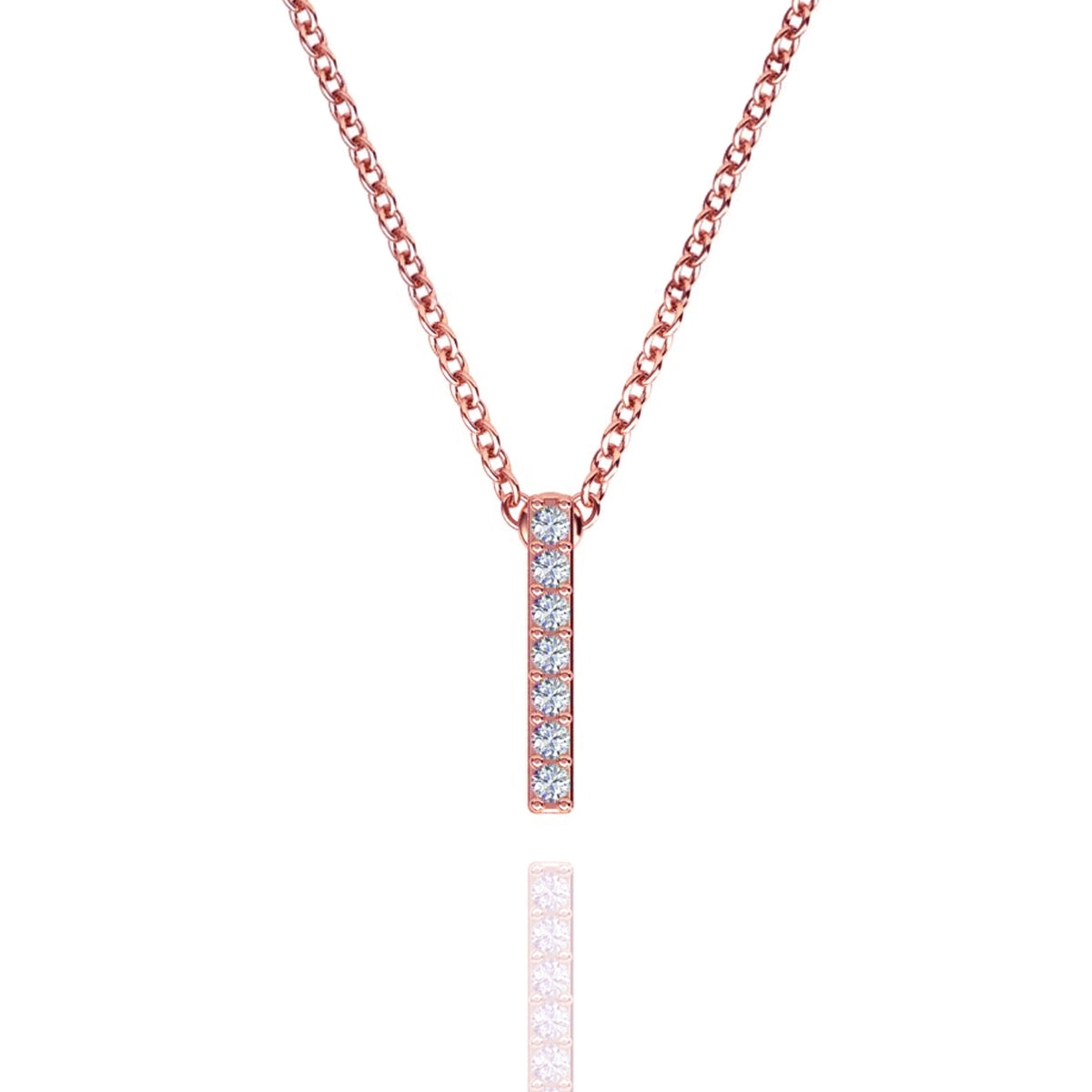 ID Initial Diamond Necklace