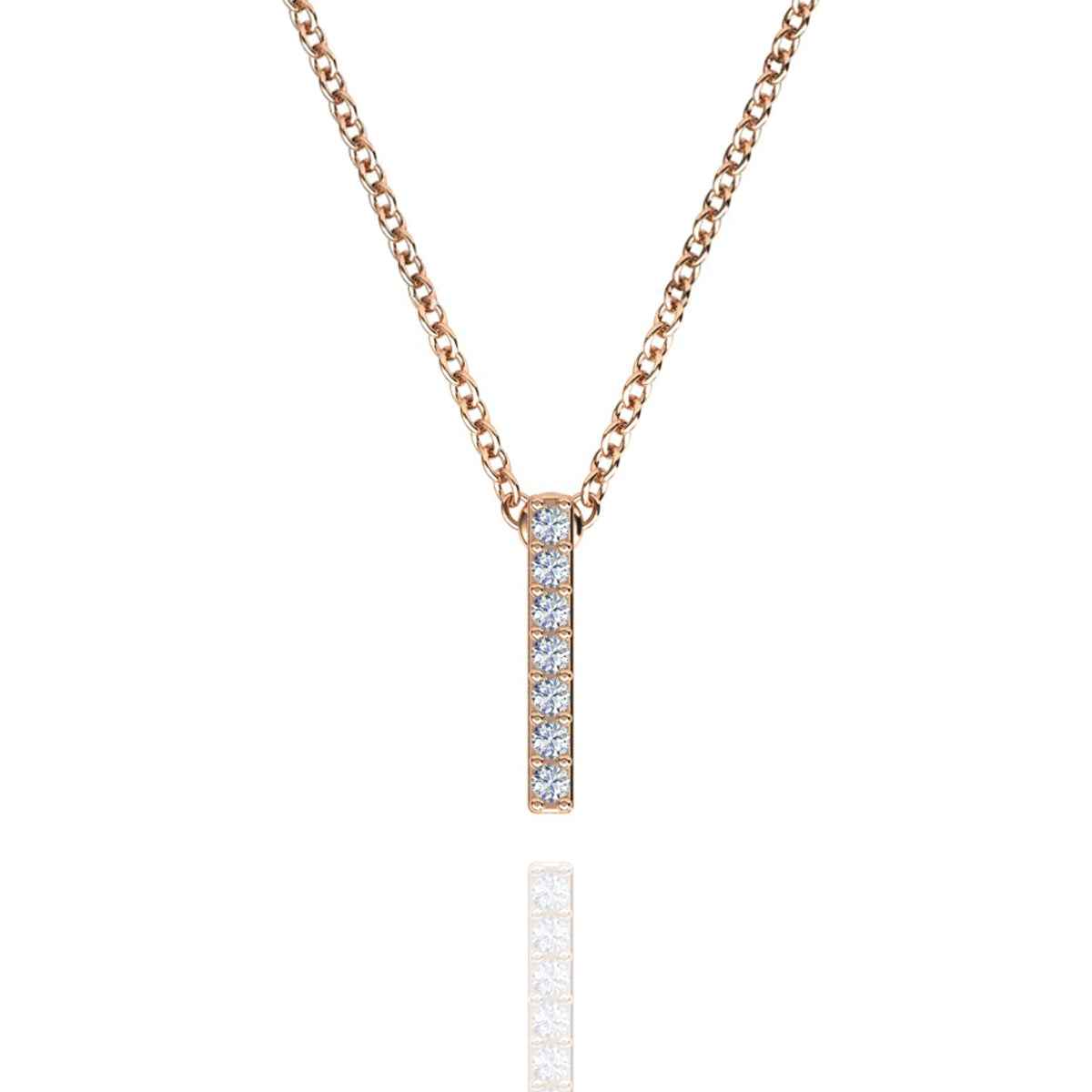 ID Initial Diamond Necklace