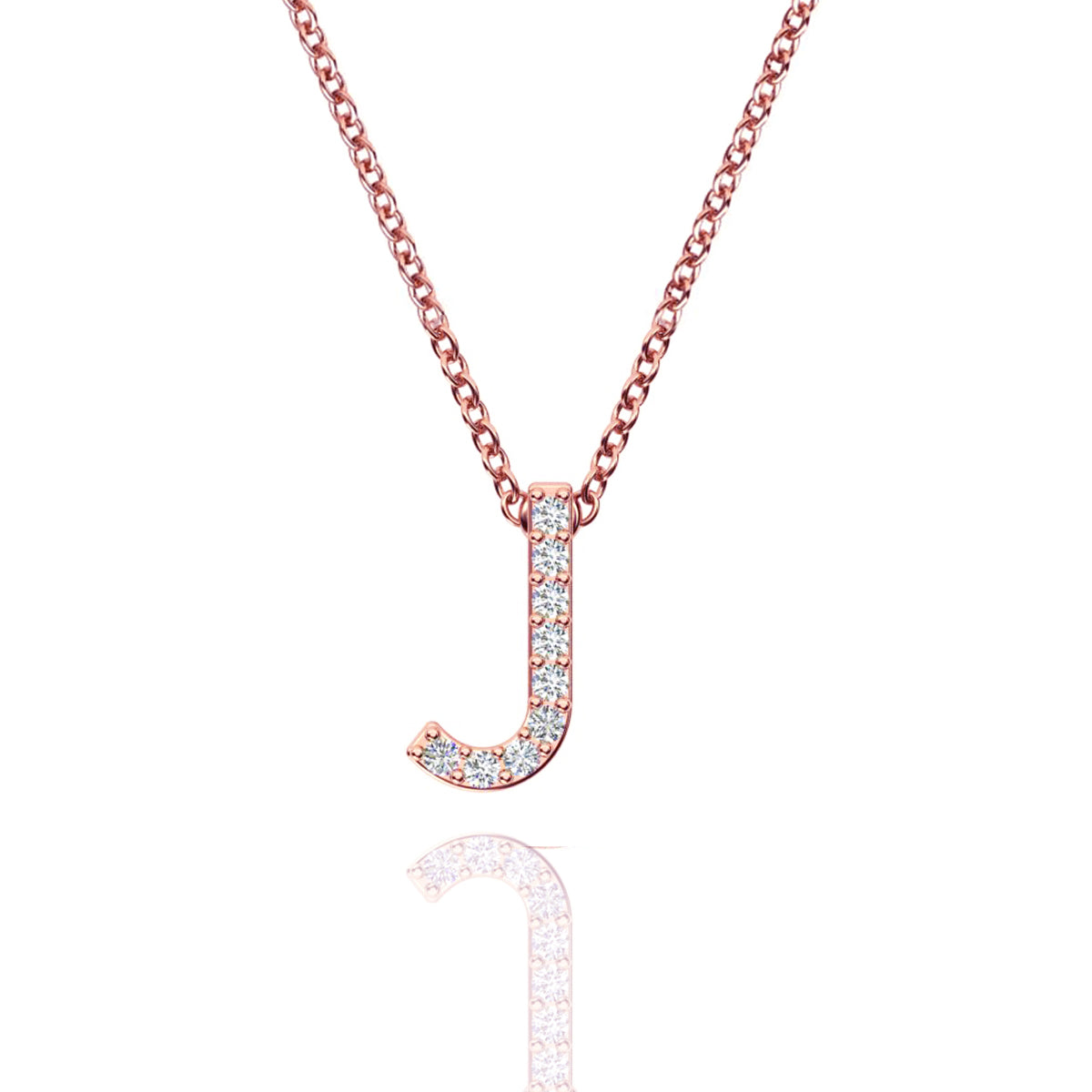 ID Initial Diamond Necklace