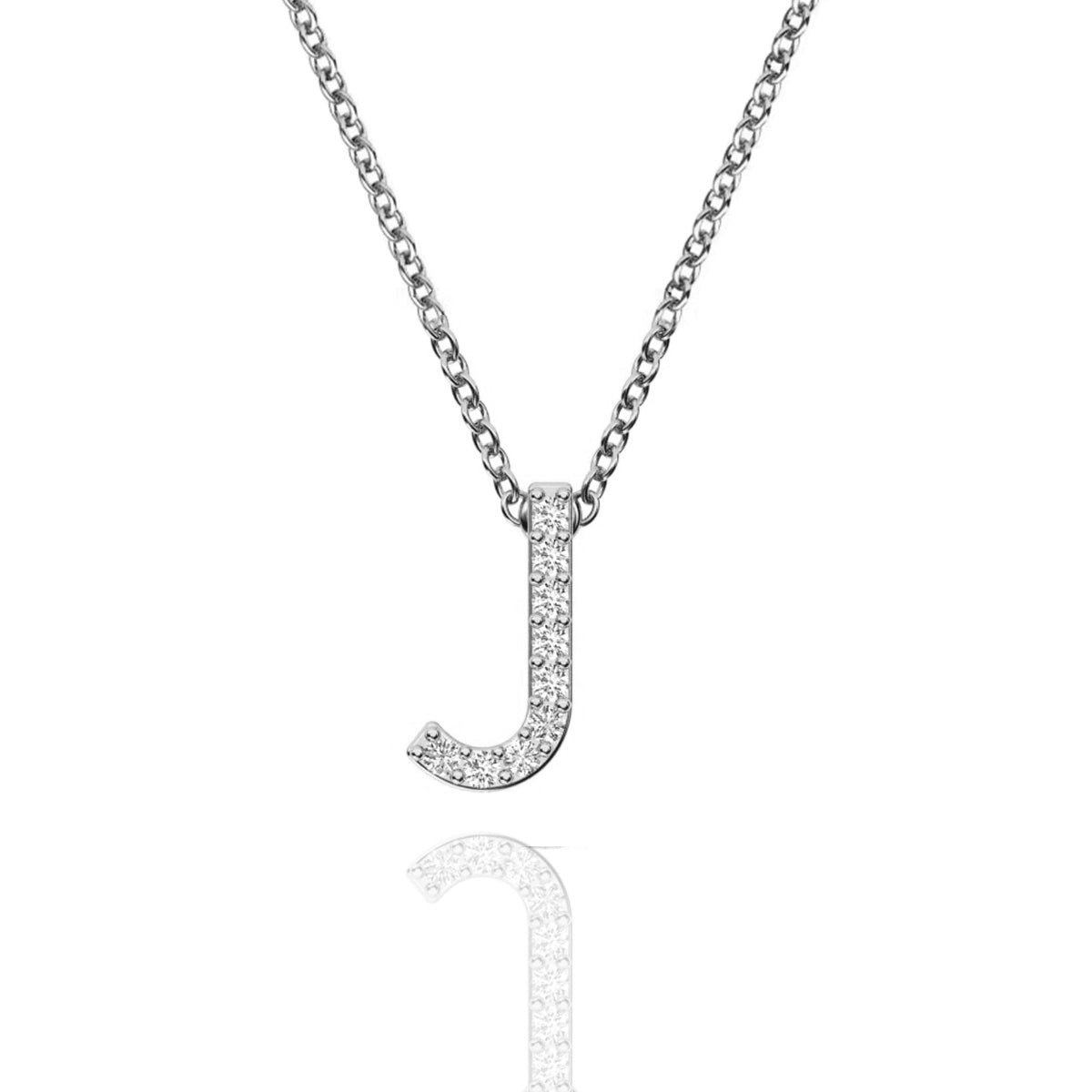 ID Initial Diamond Necklace