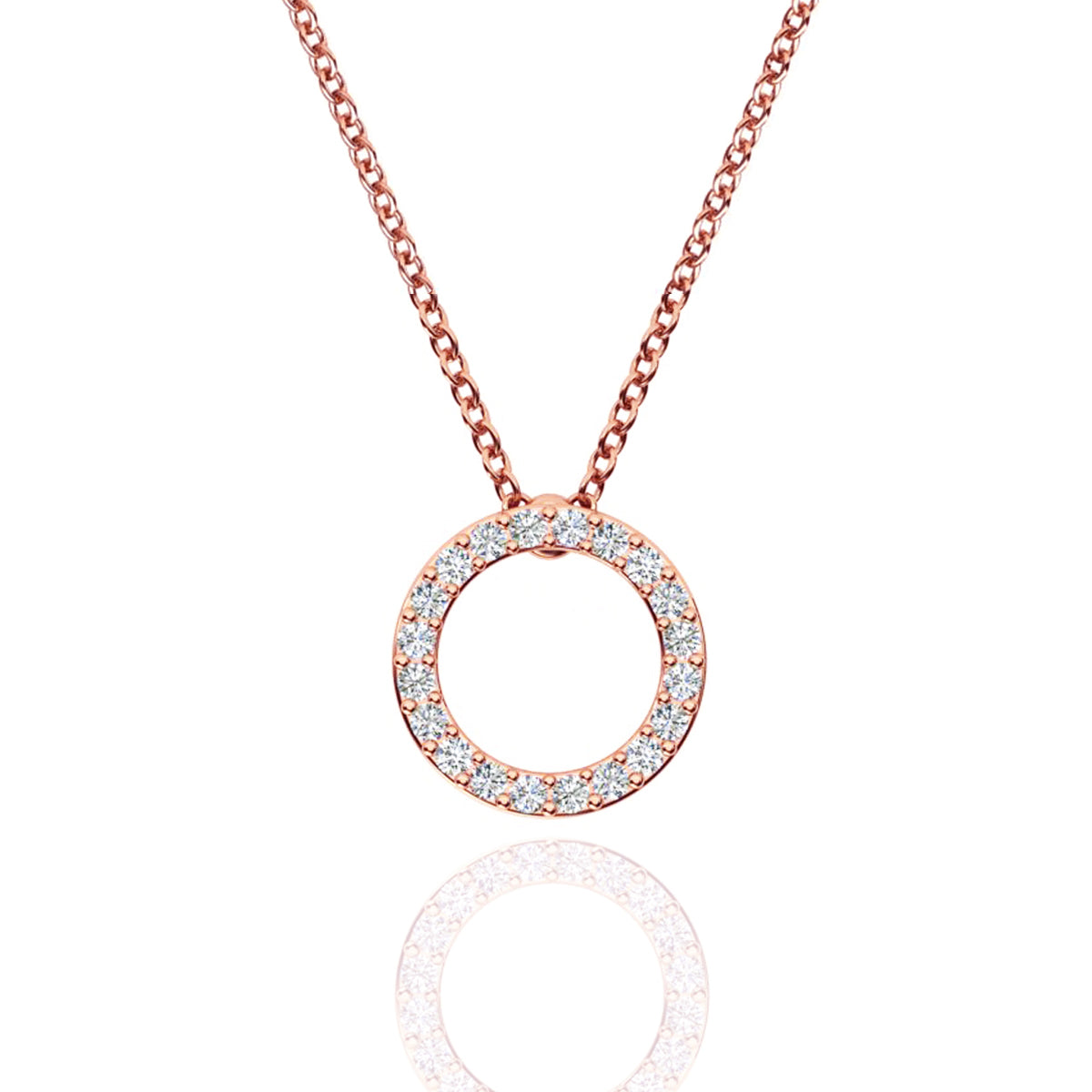 ID Initial Diamond Necklace