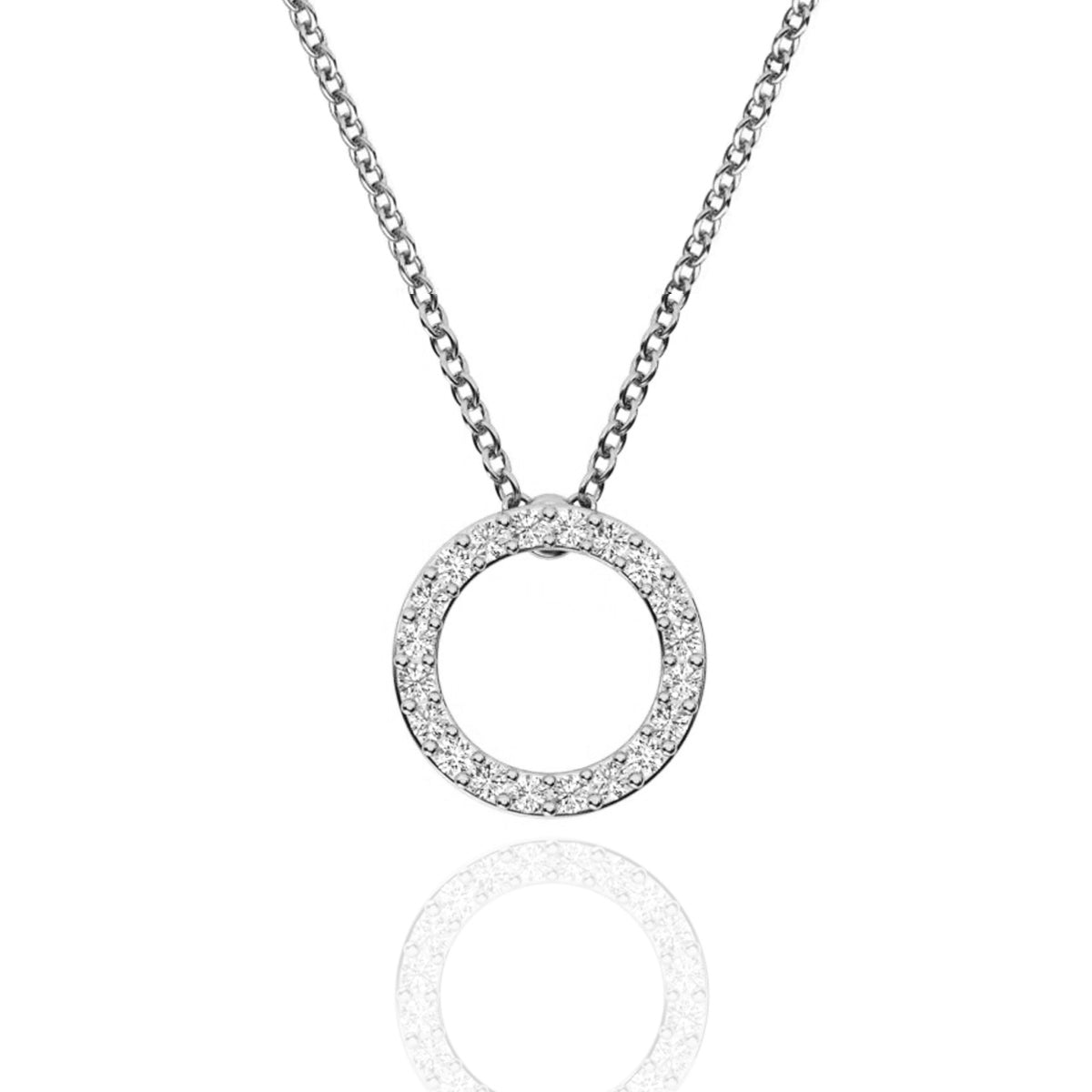 ID Initial Diamond Necklace