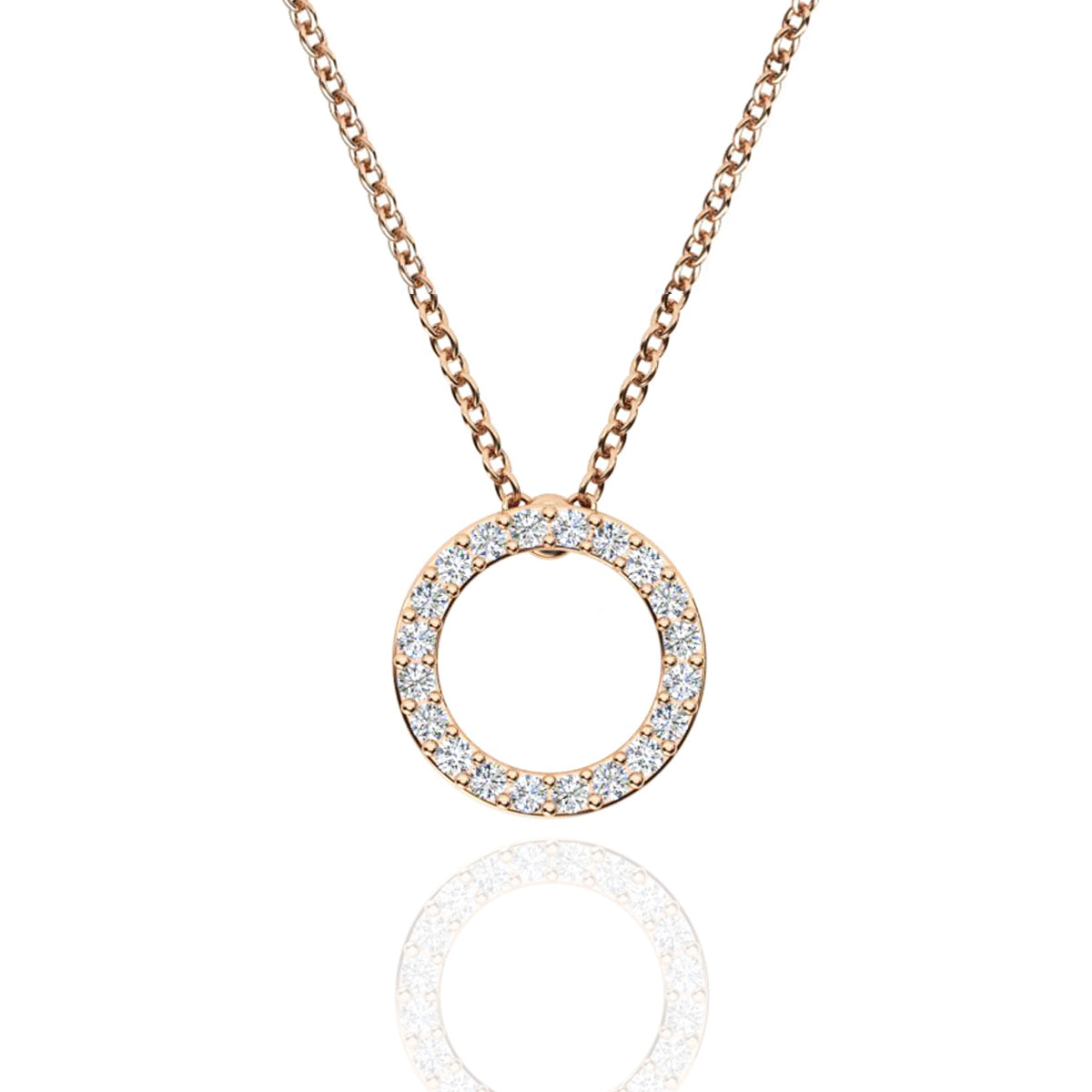 ID Initial Diamond Necklace