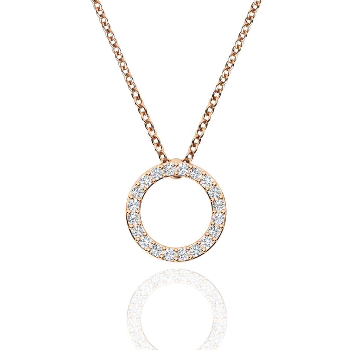 ID Initial Diamond Necklace