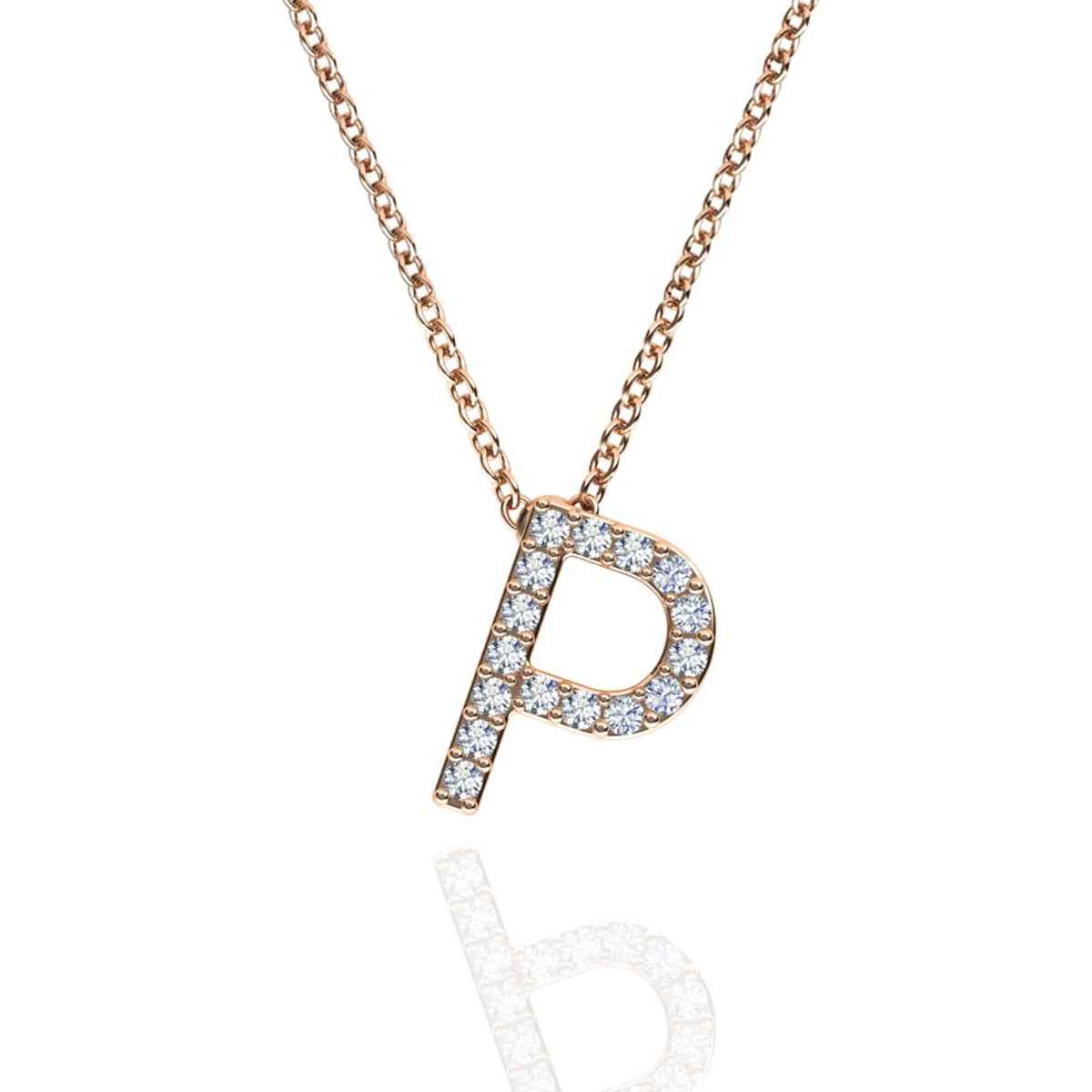 ID Initial Diamond Necklace