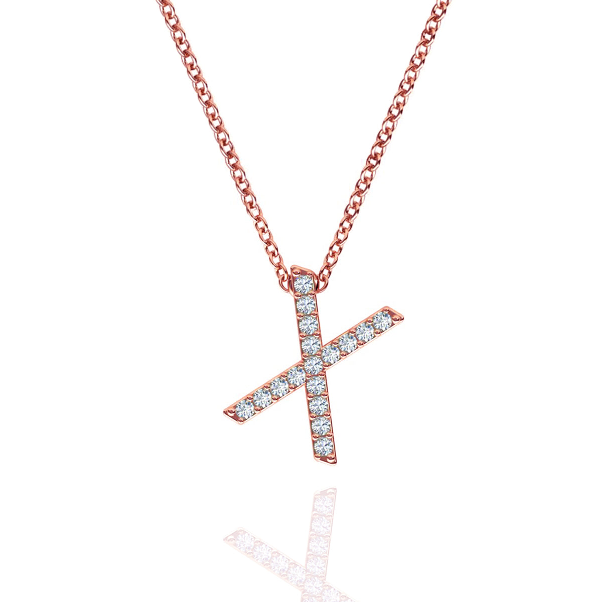 ID Initial Diamond Necklace