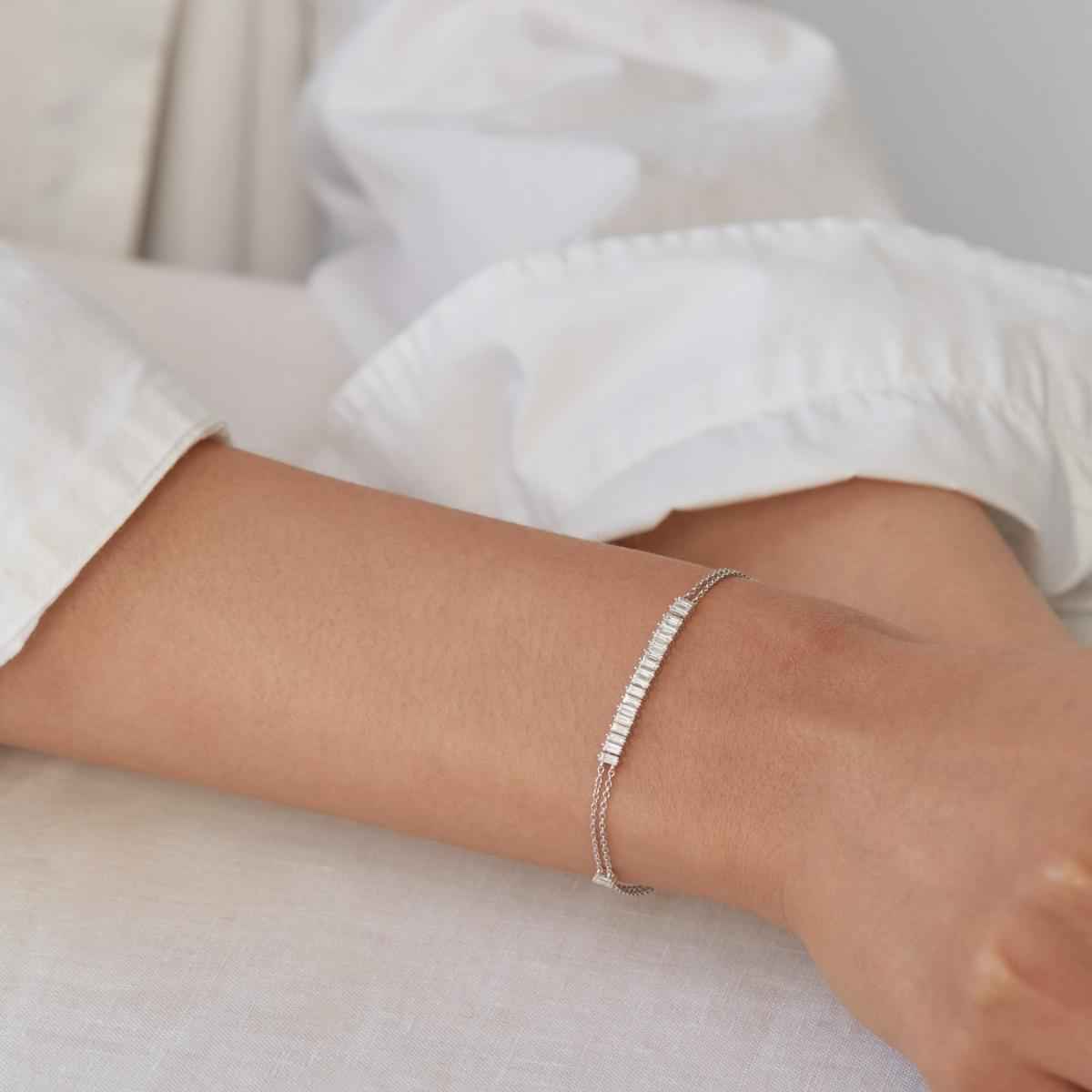AURORA Baguette Diamond Bracelet