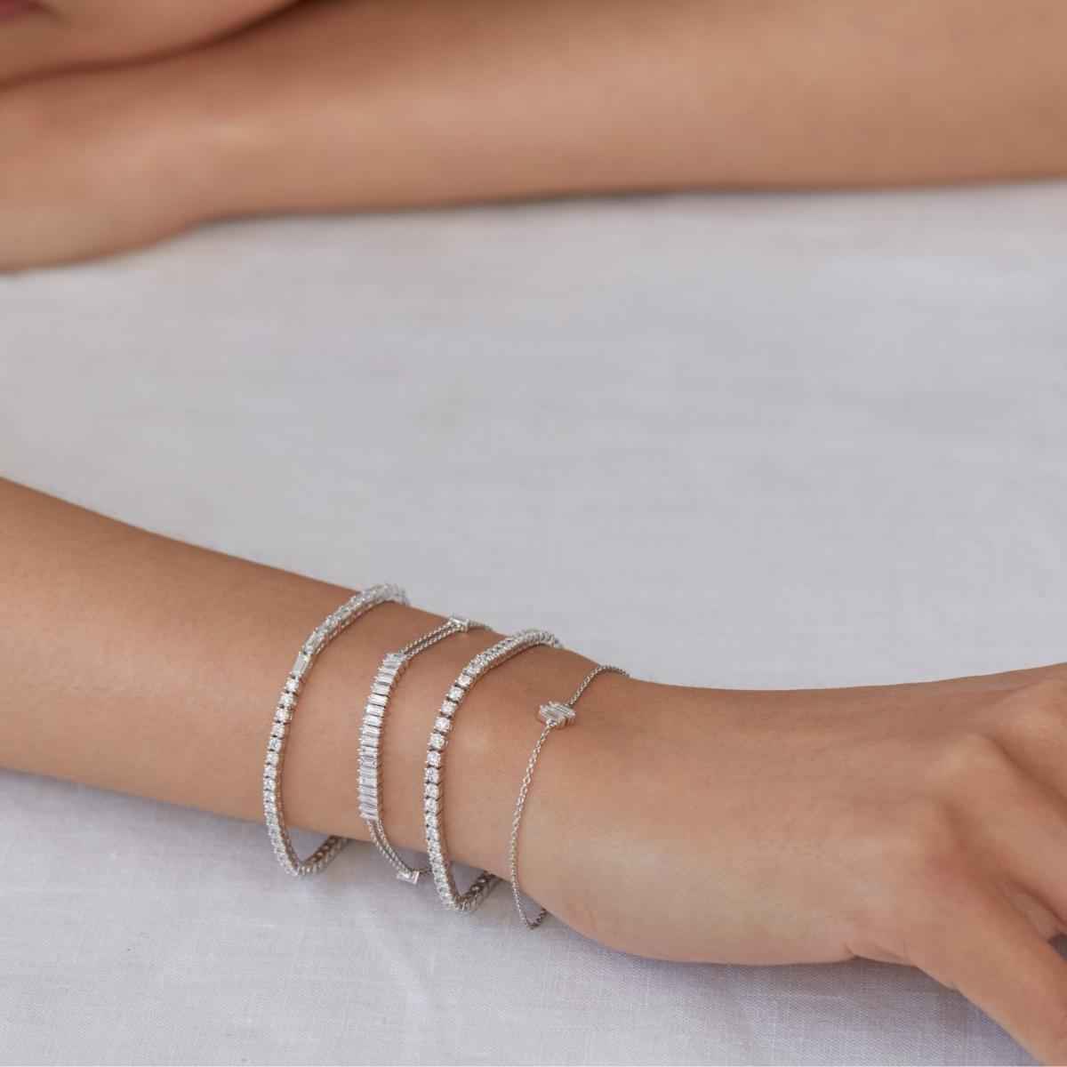 AURORA Baguette Diamond Bracelet