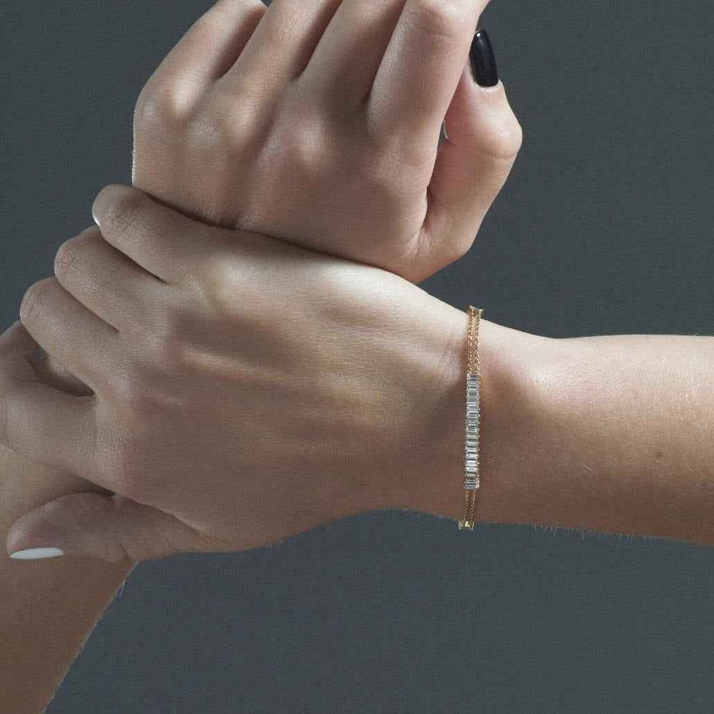 AURORA Baguette Diamond Bracelet