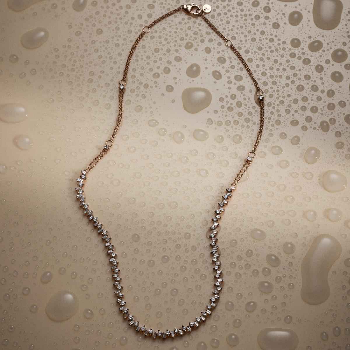 AMALFI Diamond Necklace Short