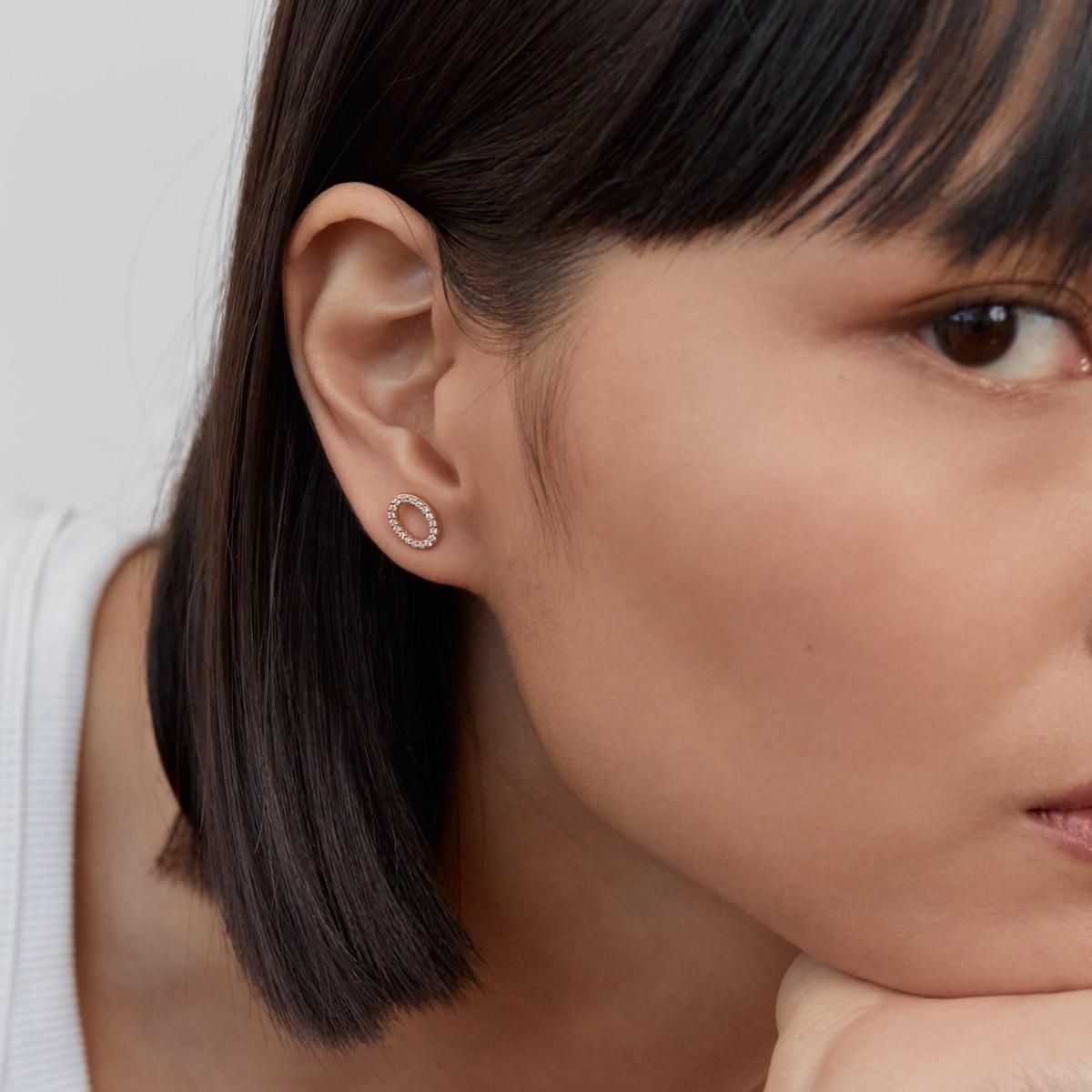 CLOUD Diamond Stud Earring Single