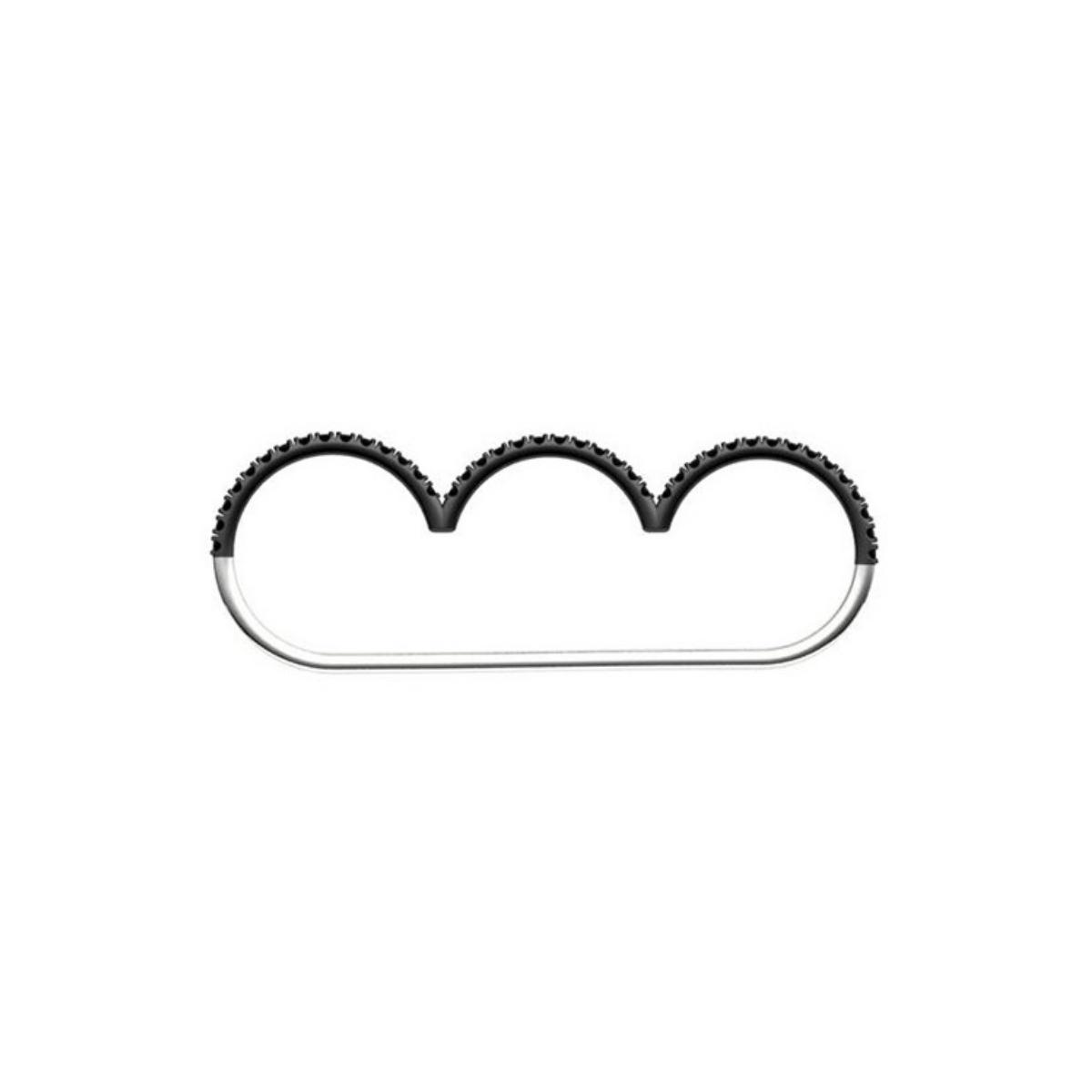 CLOUD Superfine Black Diamond Ring