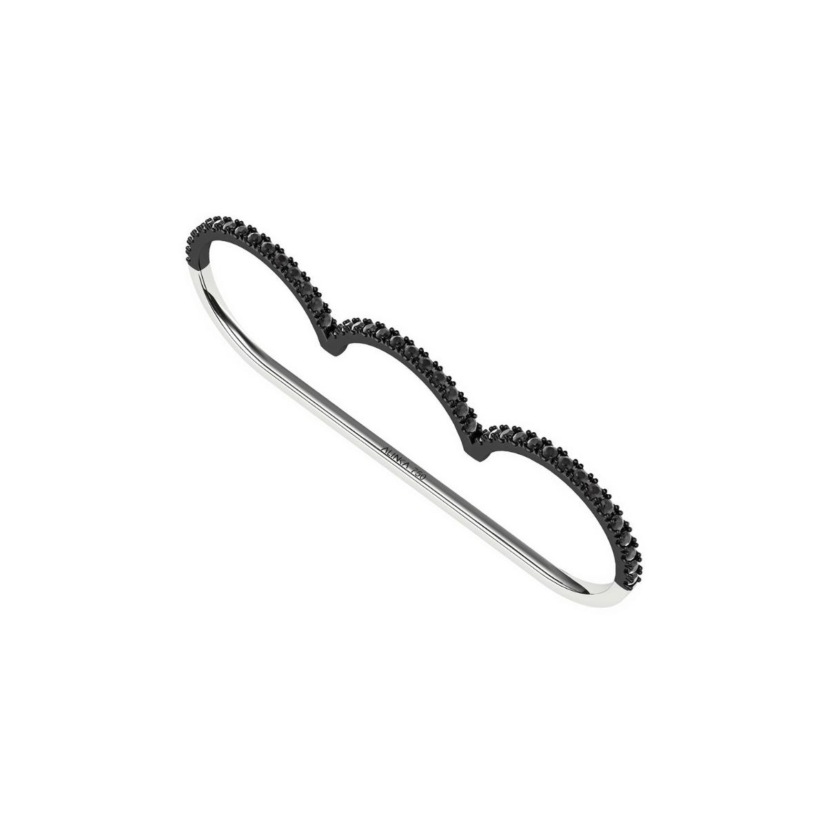 CLOUD Superfine Black Diamond Ring