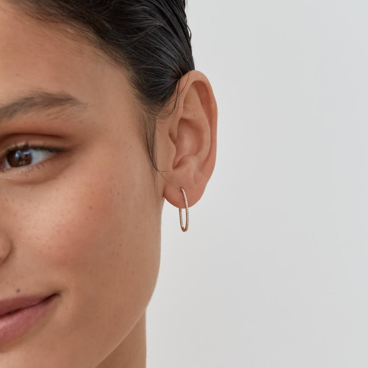 HOOP Diamond Earrings Small