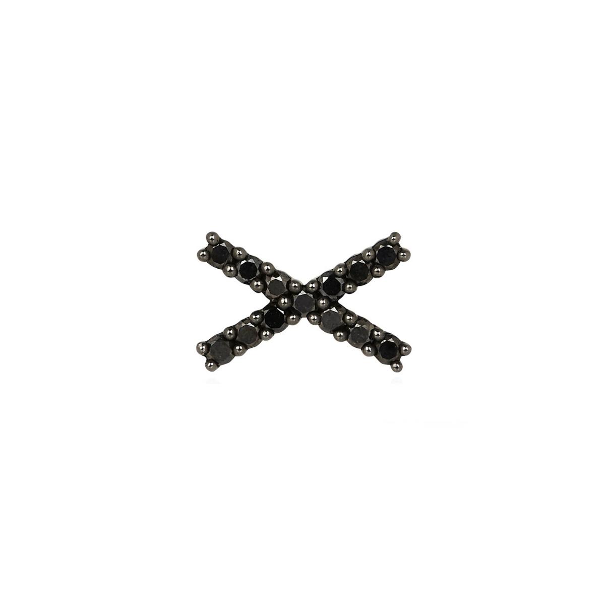 KATIA Black Diamond Stud Earring Single