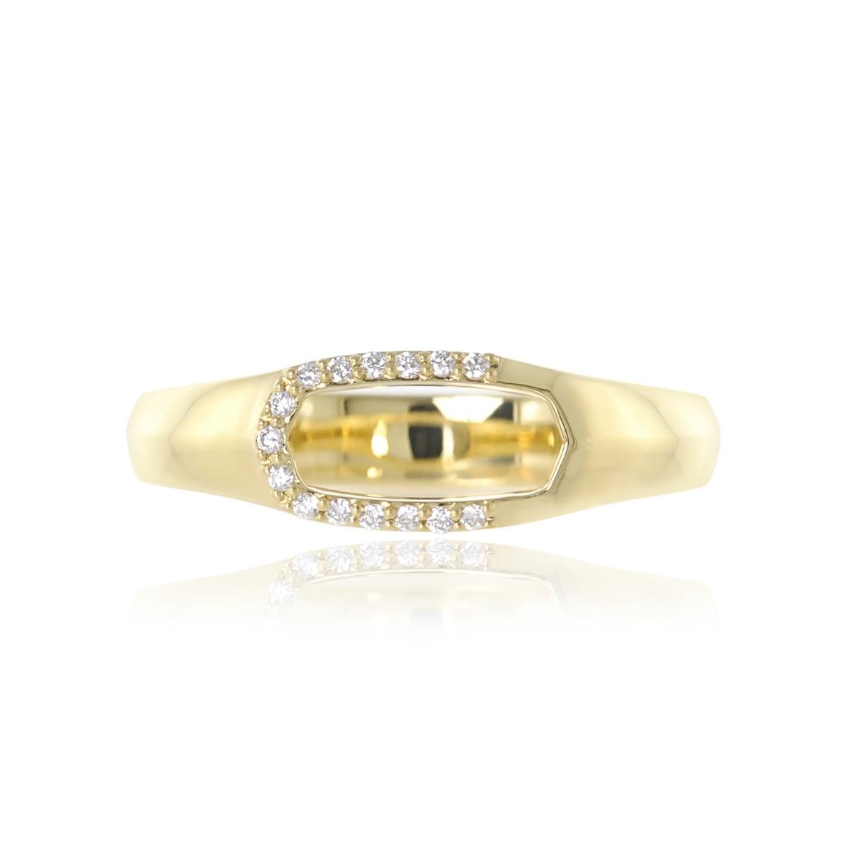 LUNA Signet Diamond Ring