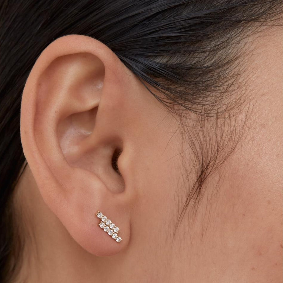 MALA Diamond Stud Earring Single