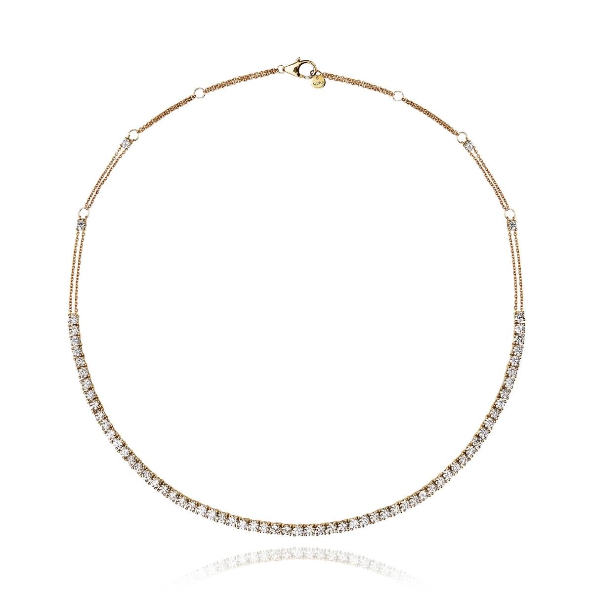 RIVIERA Diamond tennis necklace 8ct