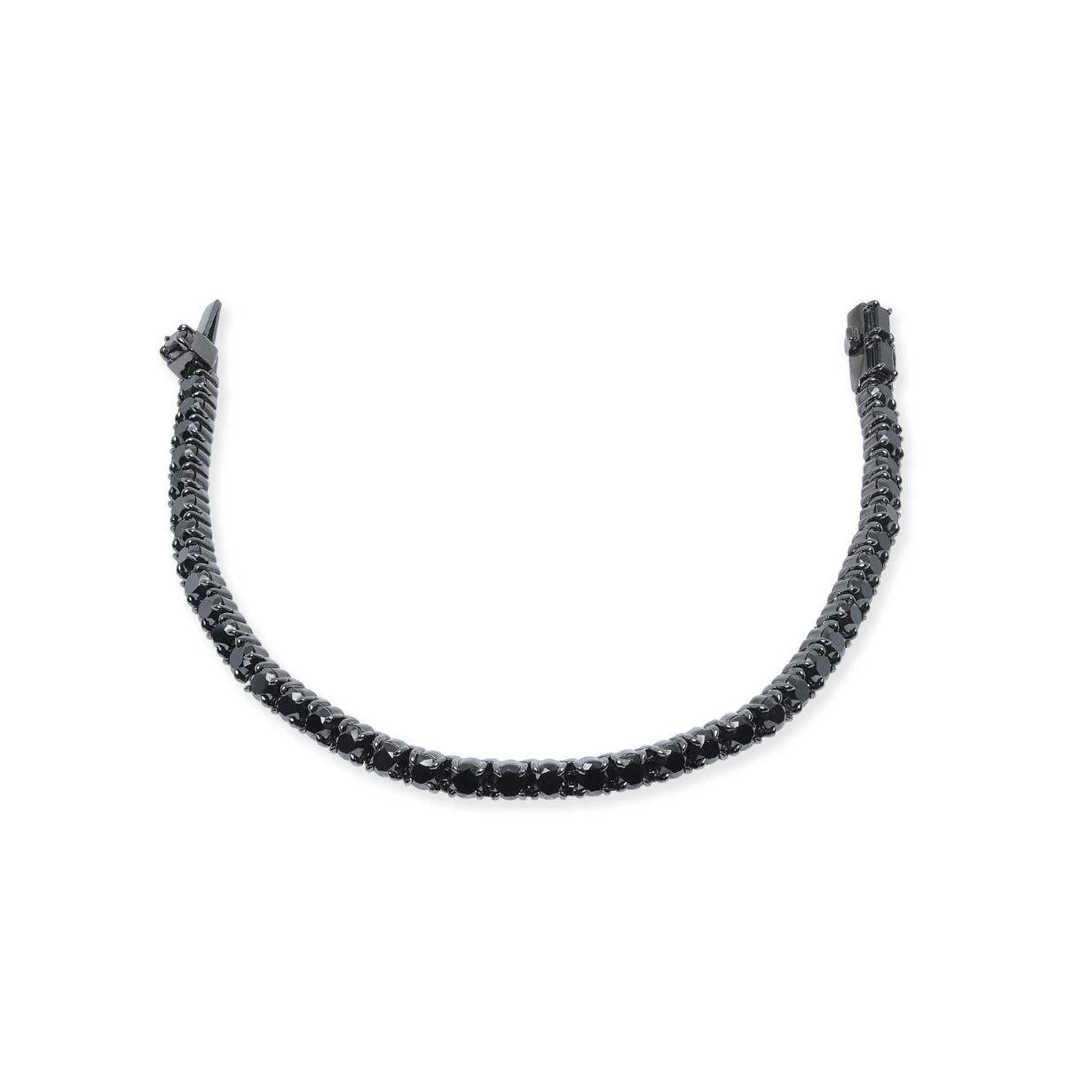 RIVIERA Line Black Diamond Tennis Bracelet