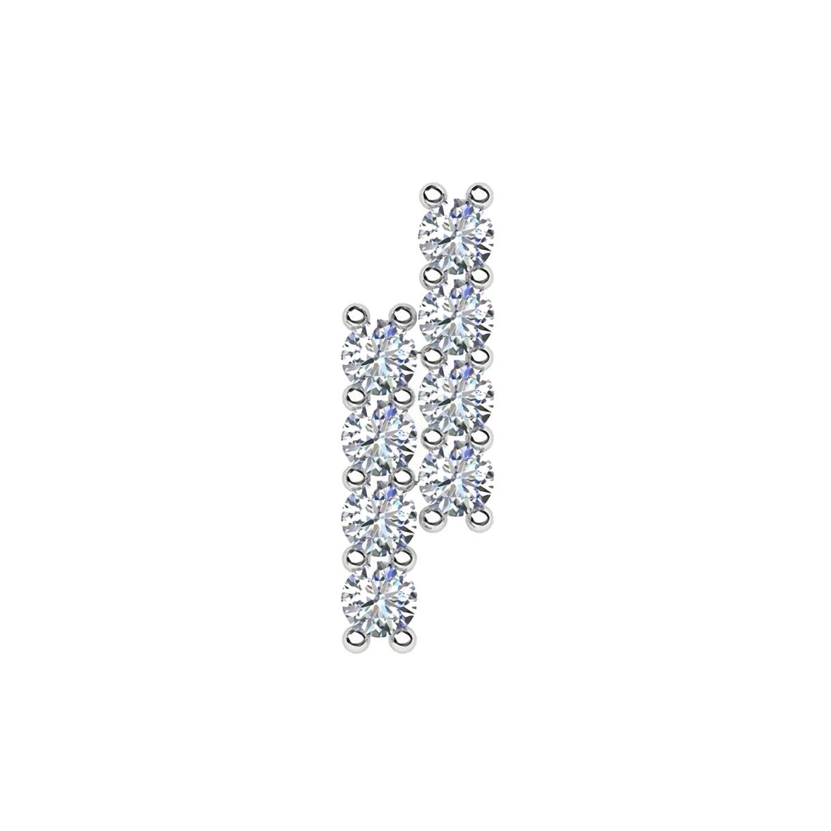 RIVIERA Diamond Stud Earrings Pair