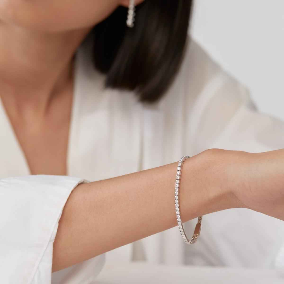 RIVIERA Line Diamond Tennis Bracelet