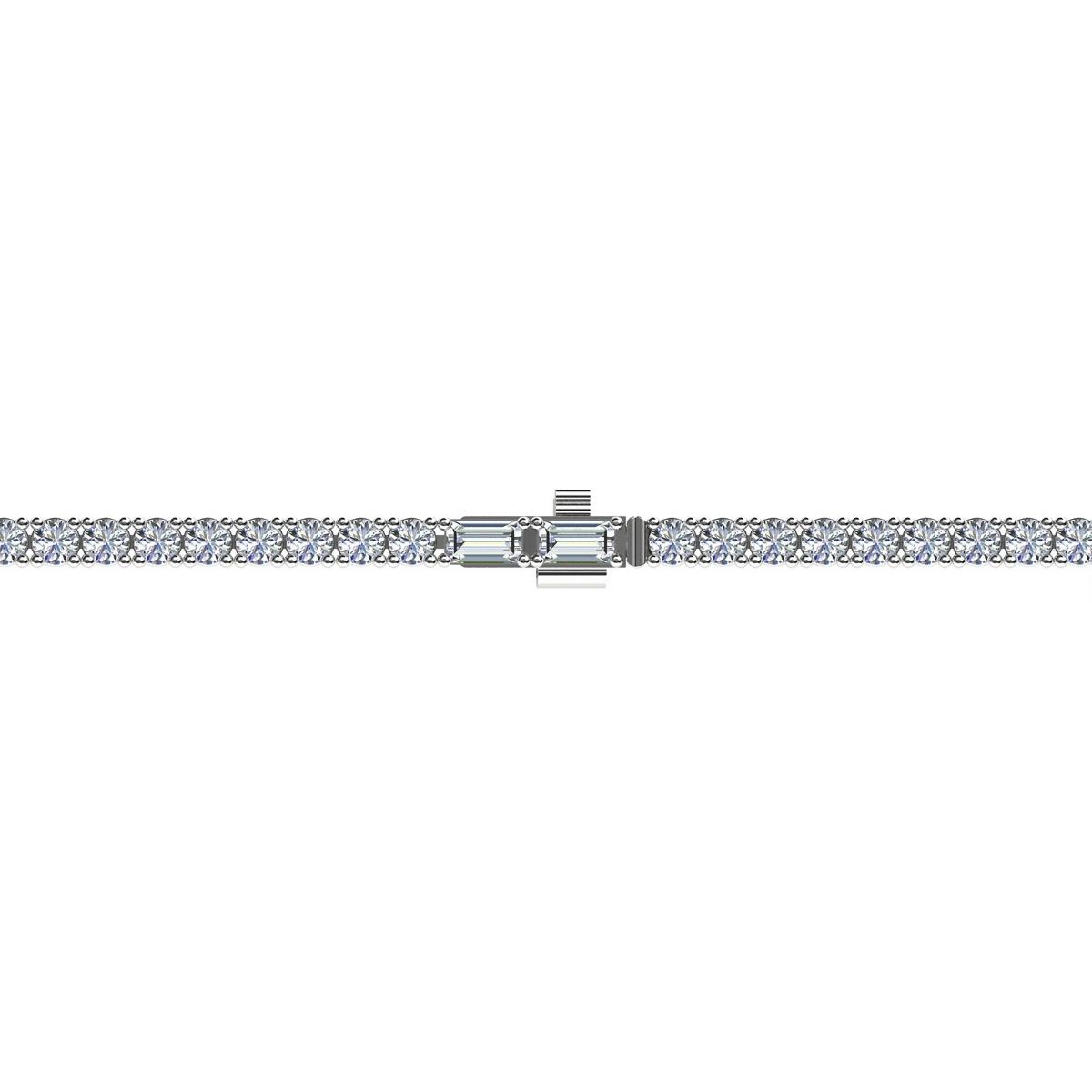Riviera Line diamond tennis bracelet