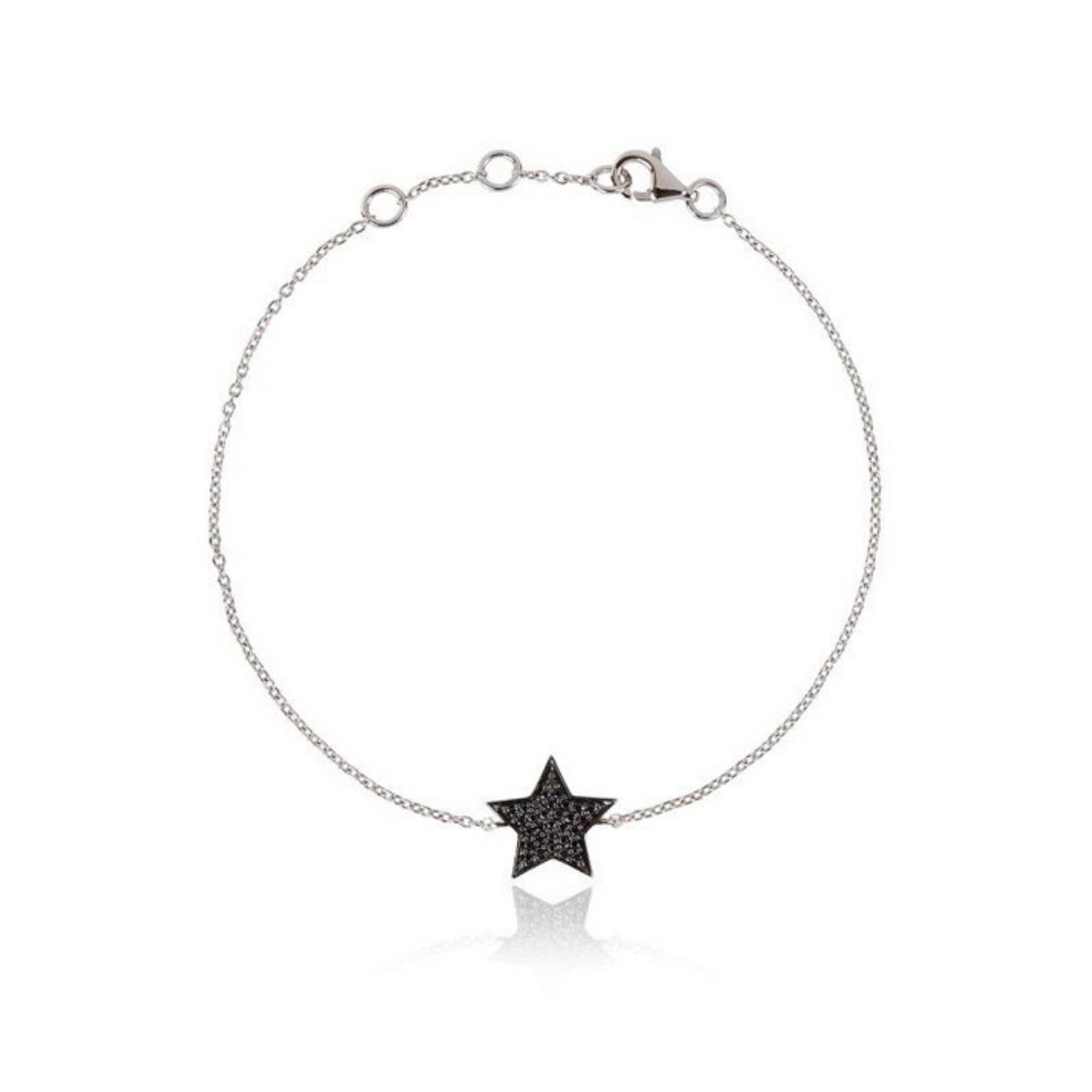 STASIA Star Black Diamond Bracelet