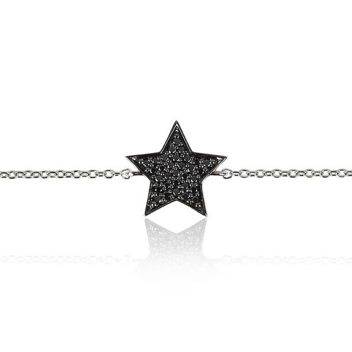 STASIA Star Black Diamond Bracelet