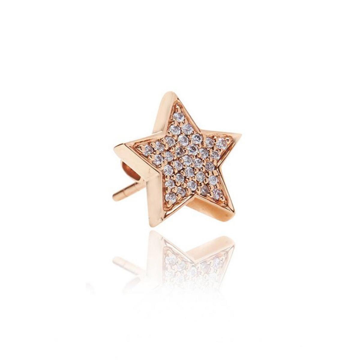 STASIA Star Diamond Stud Earring Single