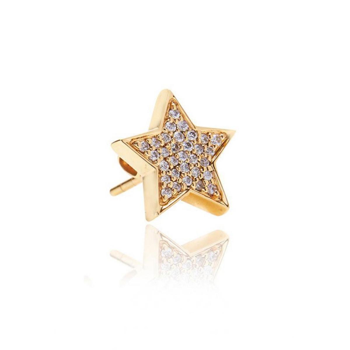 STASIA Star Diamond Stud Earring Single