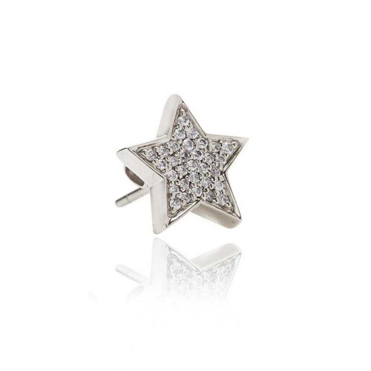 STASIA Star Diamond Stud Earring Single