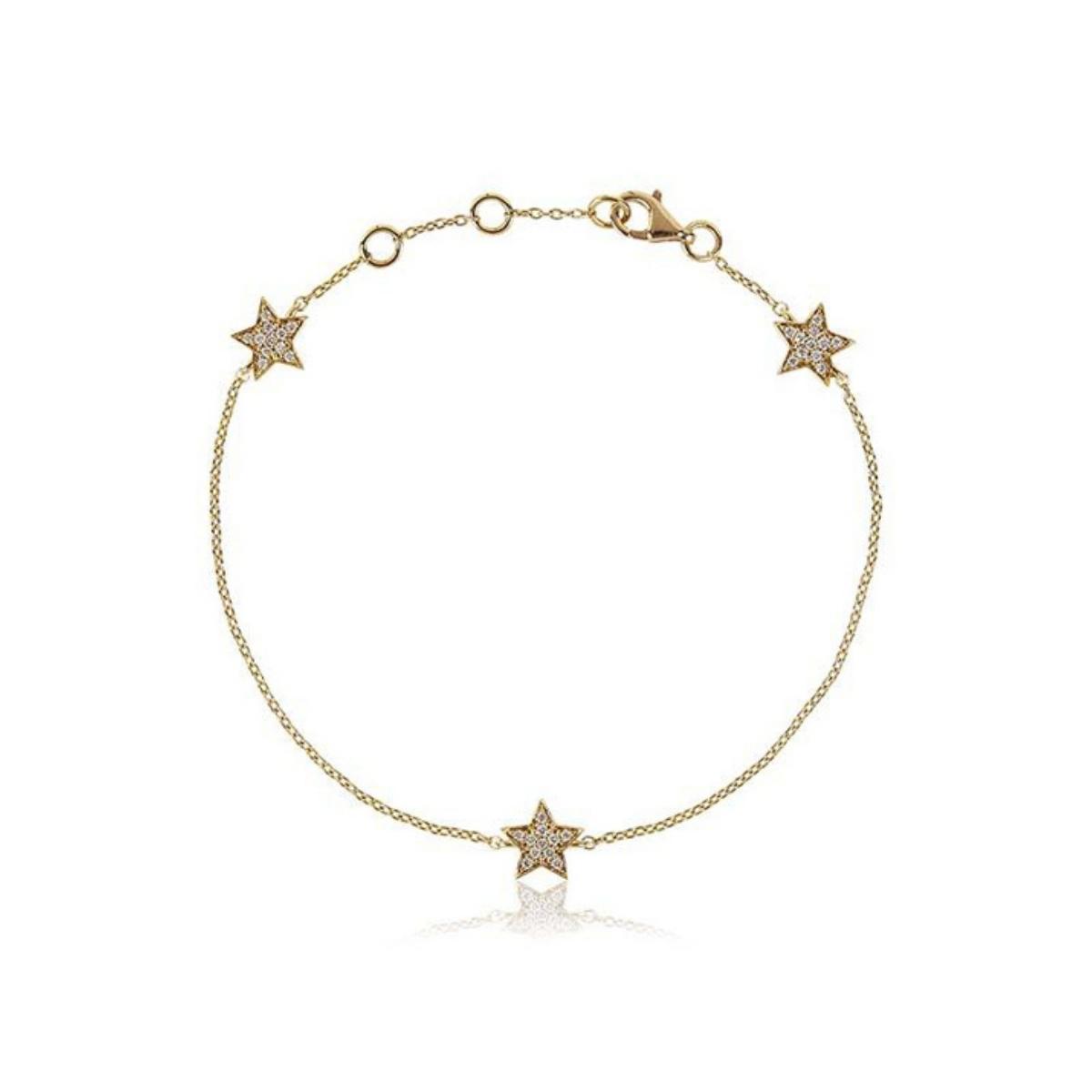 STASIA MINI Triple Star Diamond Bracelet