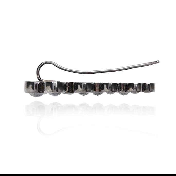 SASHA Black Diamond Ear Cuff Single