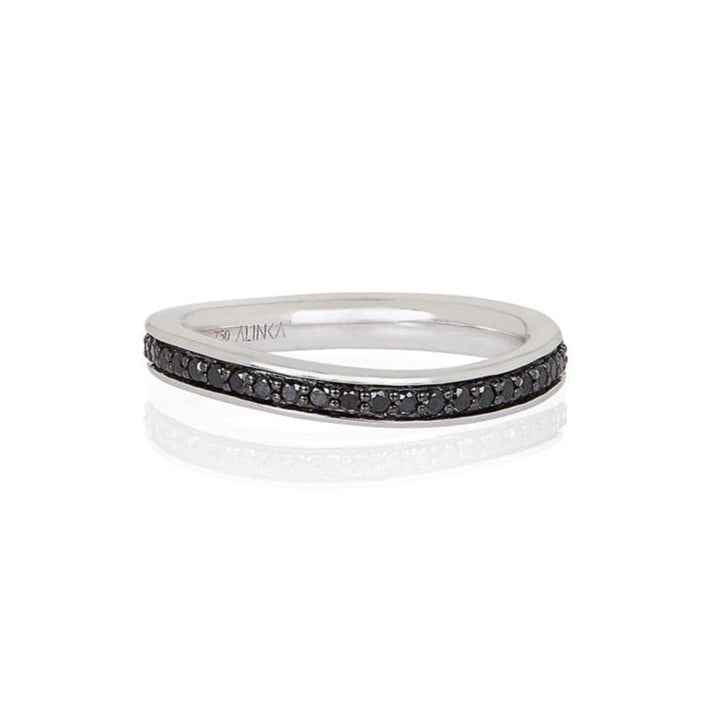 TANIA Full Surround Black Diamond Ring