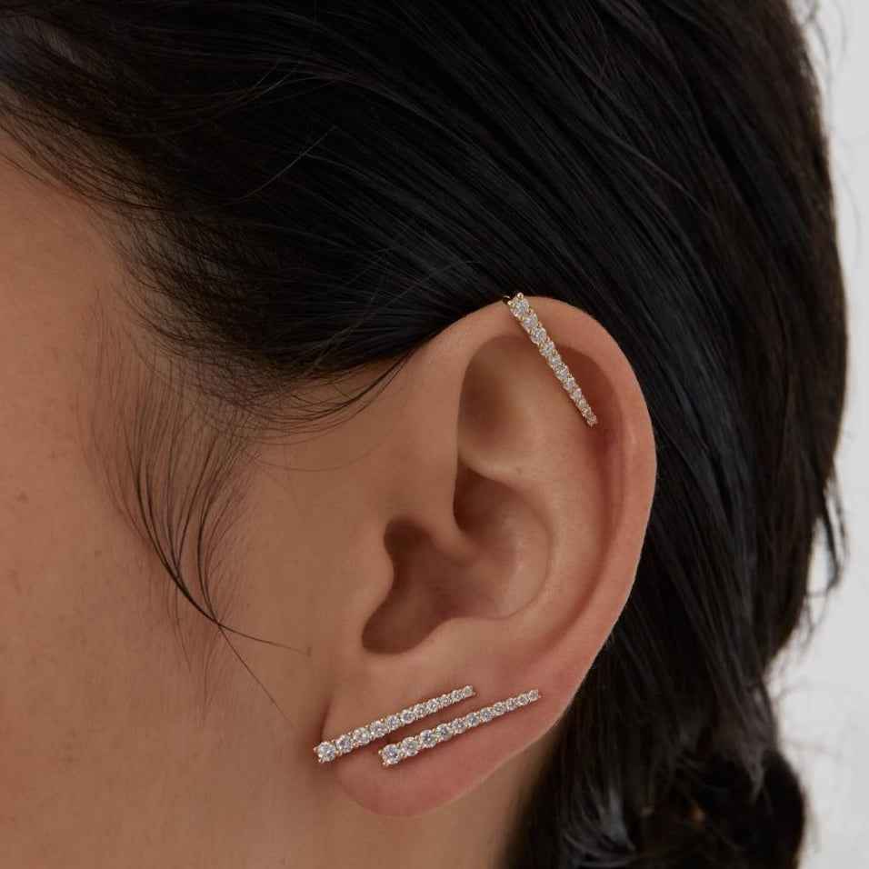 VERA Diamond Ear Cuff Single