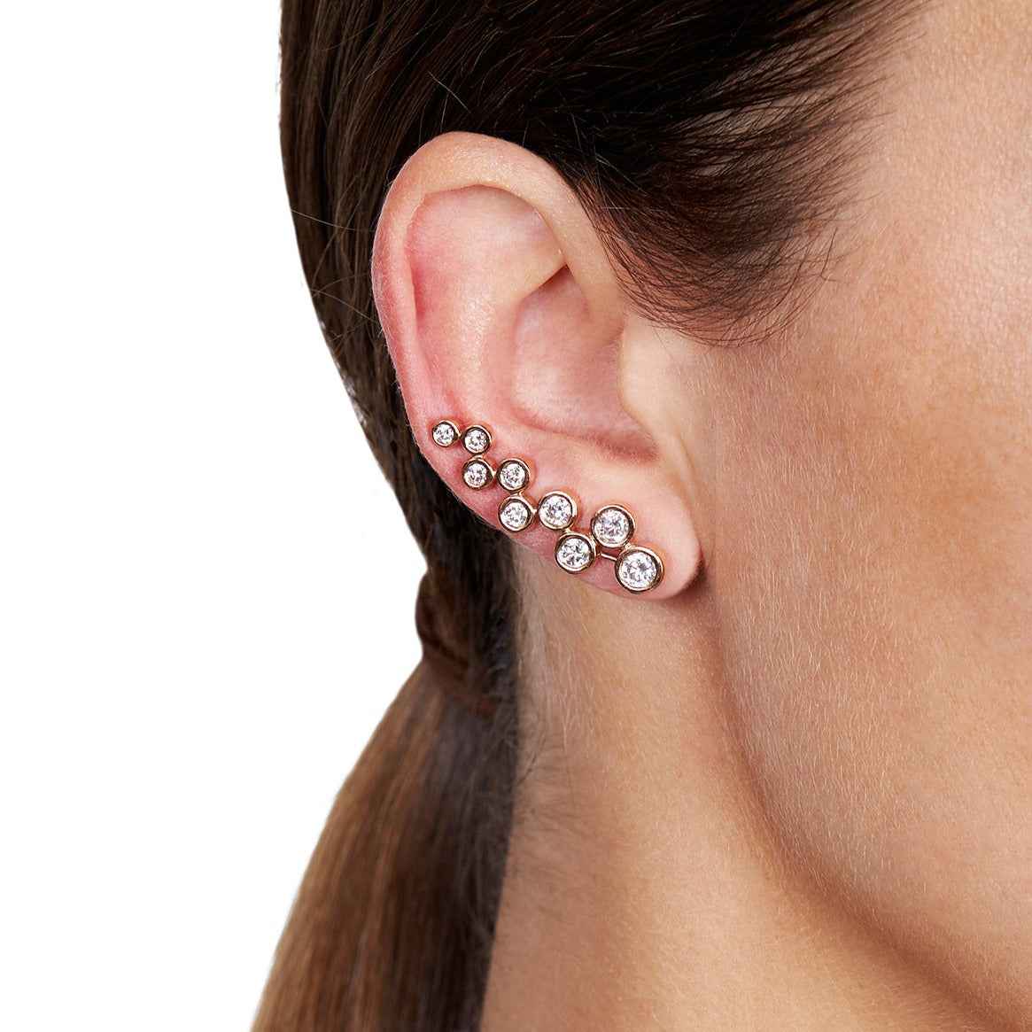 SASHA Diamond Ear Cuff Single