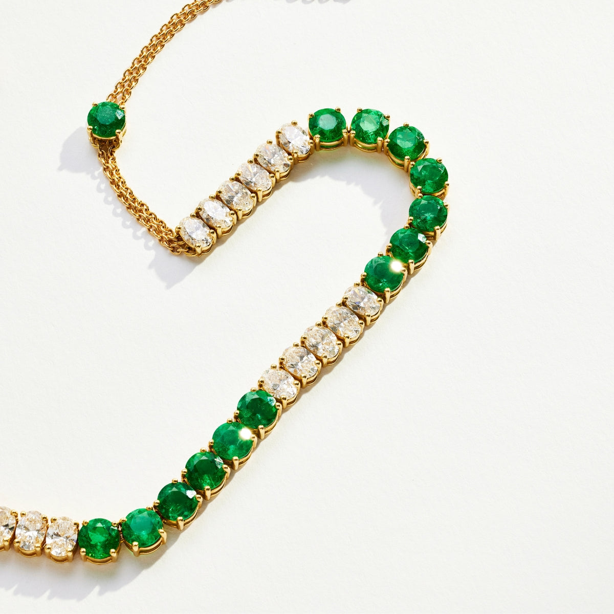 ELEVEN ELEVEN Emerald and Diamond Necklace POA
