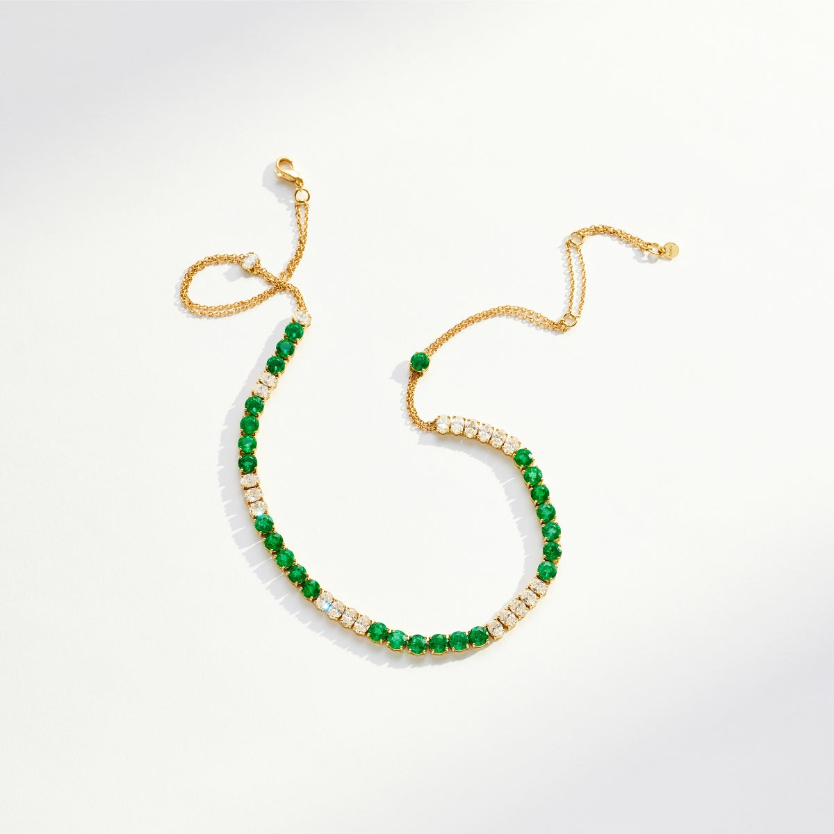 ELEVEN ELEVEN Emerald and Diamond Necklace POA