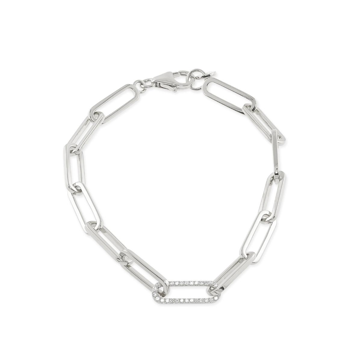 Linka bracelet in white gold