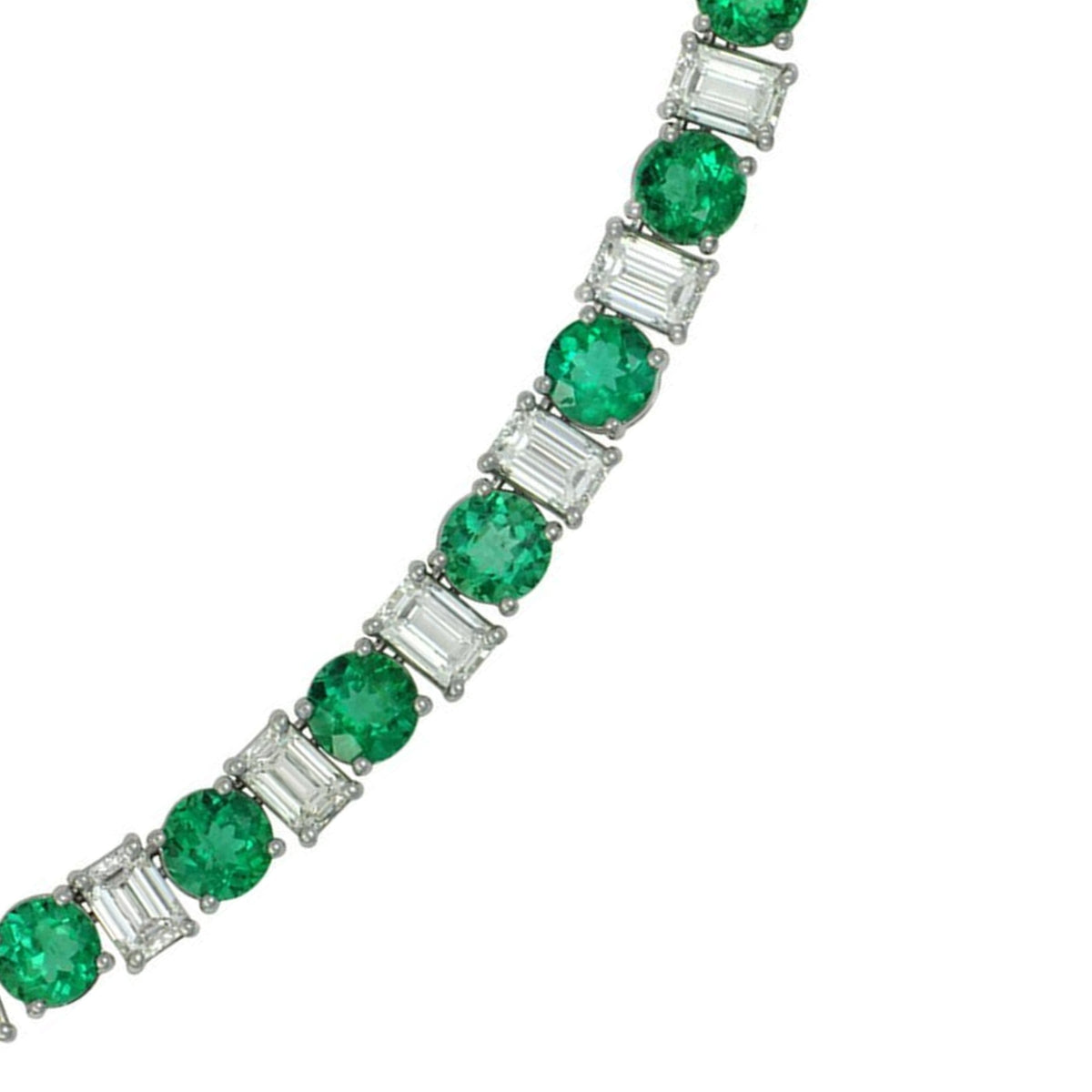 TATIANA Emerald and Diamond Necklace POA