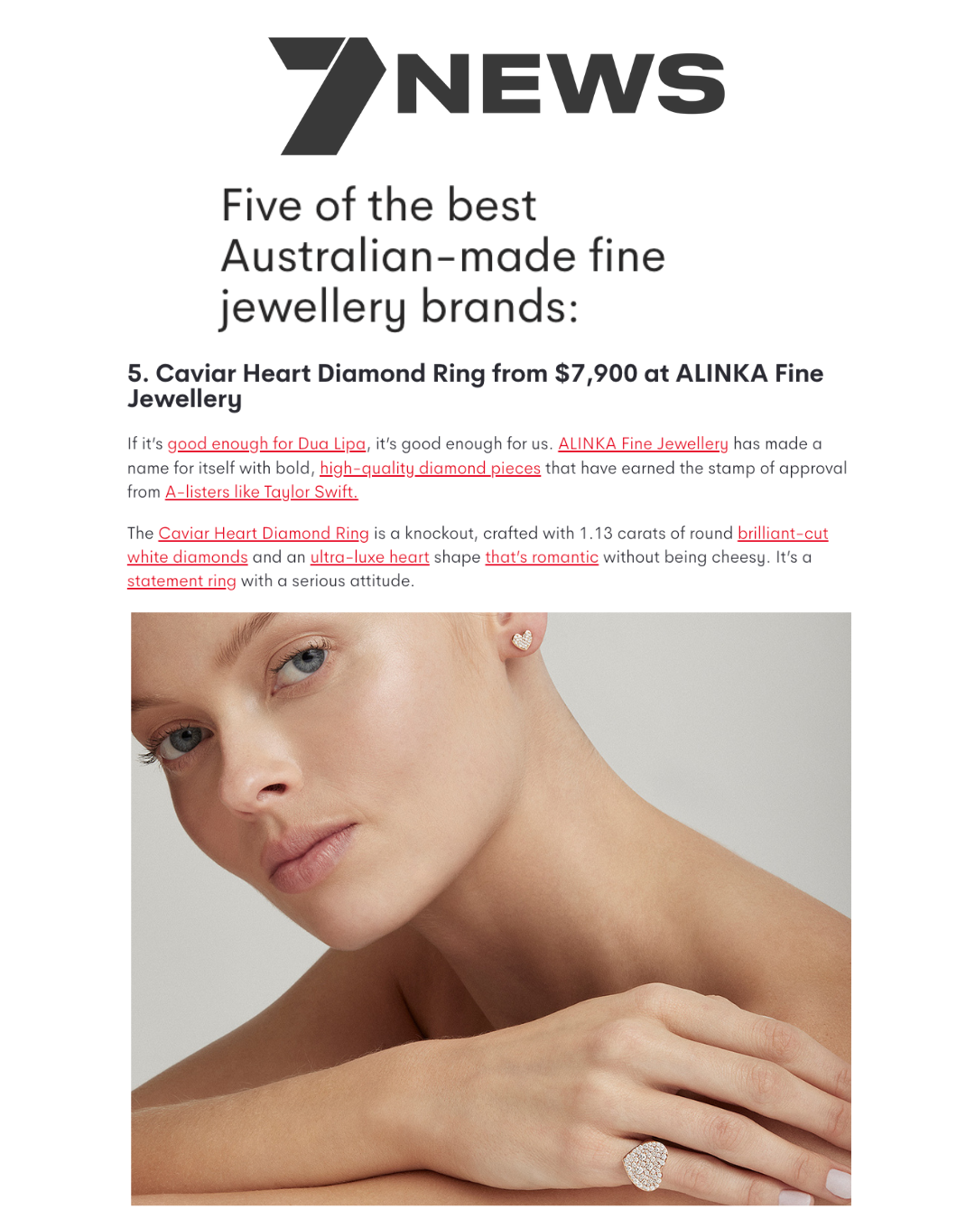 7 News \ Five of the best Australian made fine jewellery brands